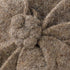 Hand Felted Wool Pillow - 3D Flower in Gray on Gray – 20" - ARCADIA HOME